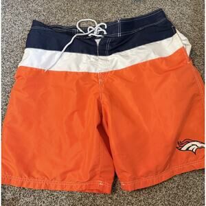 Denver Broncos Mens Swim Trunks Sz 2XL Mesh Liner Board Shorts NFL Team